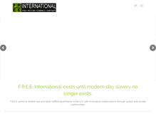 Tablet Screenshot of freeinternational.org